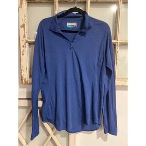 Magellan Fish Gear size XL blue 1/4 zip top